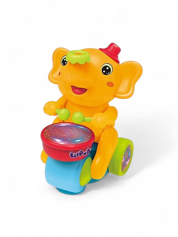 Dancing Playful Elephant Toy For Kids  - Yellow