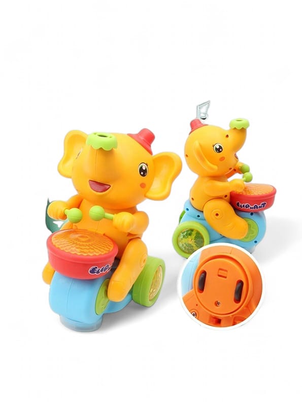 Dancing Playful Elephant Toy For Kids  - Yellow